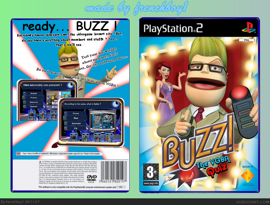 Buzz ! The VGBA Quiz box cover