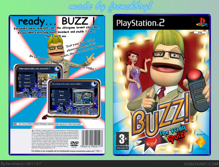 Buzz ! The VGBA Quiz box art cover