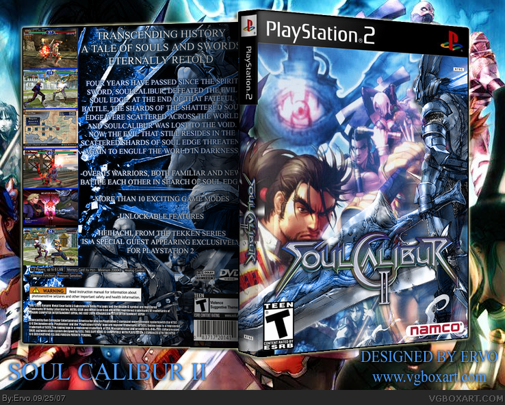 Soul Calibur II box cover