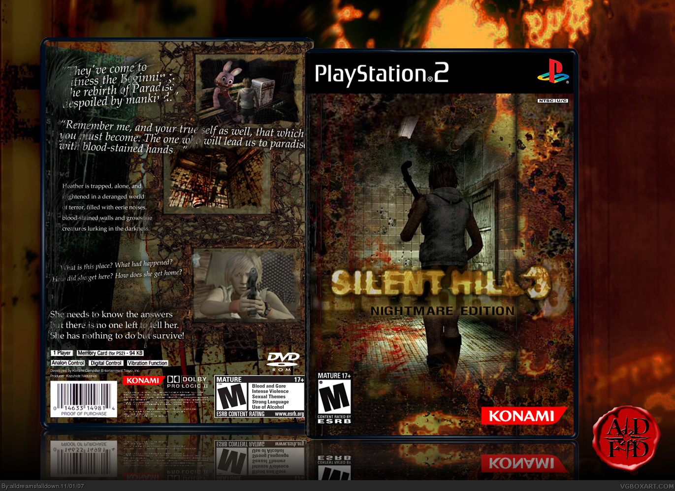 Silent Hill 3: Nightmare Edition box cover
