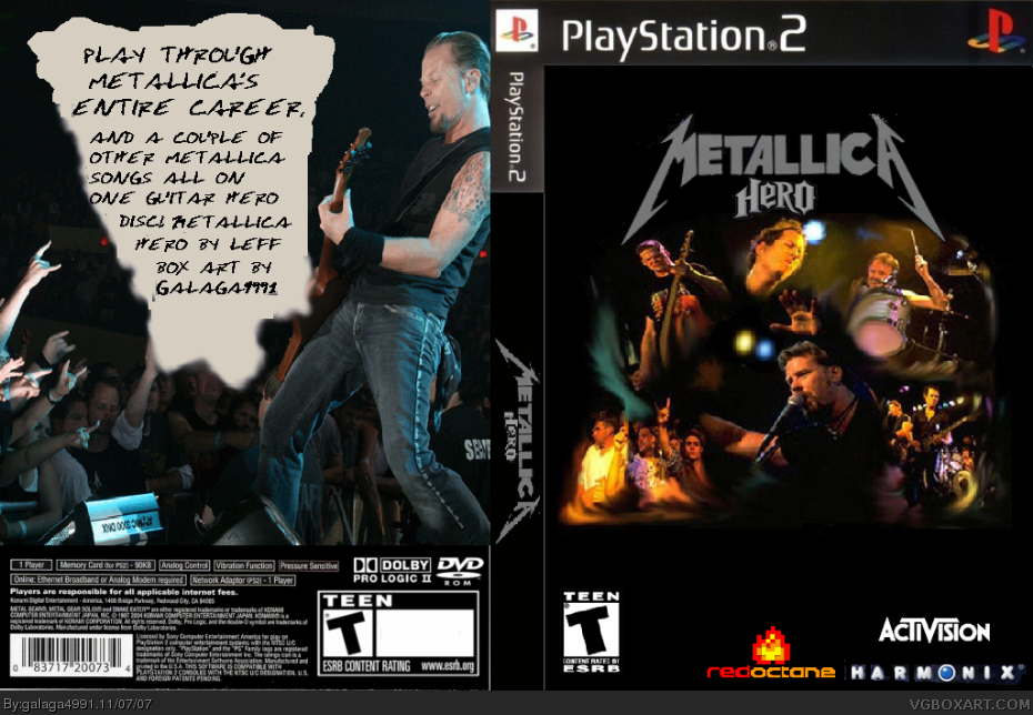 Metallica Hero box cover