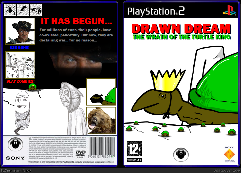 Drawn Dream: The Wrath of the Turtle King box cover