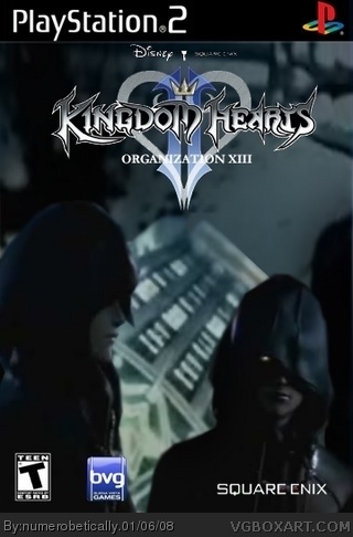 Kingdom Hearts II Organization XIII box cover
