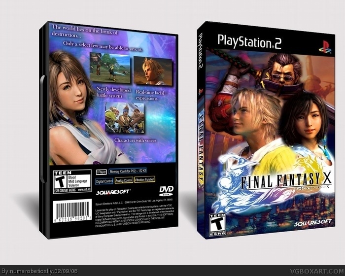 Final Fantasy X box art cover