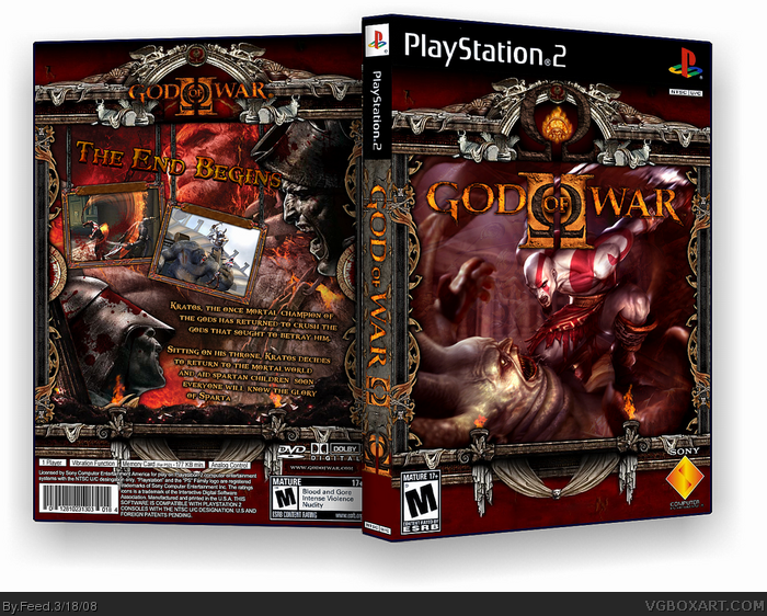 God of War II box art cover