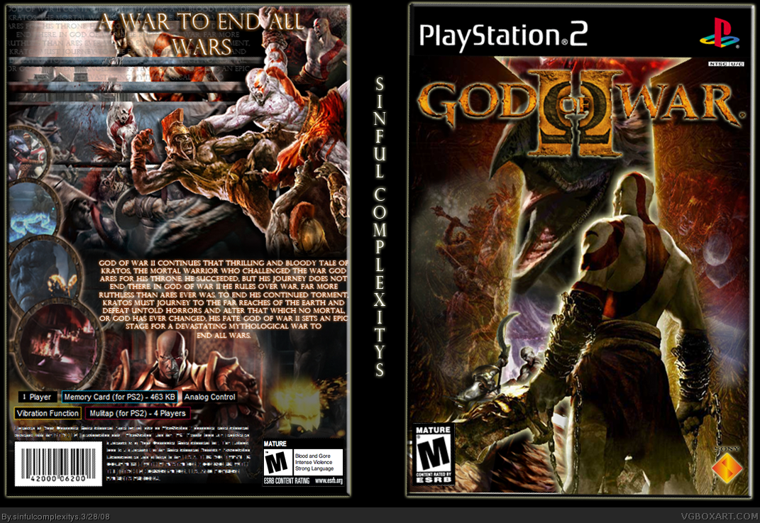 God of War II box cover