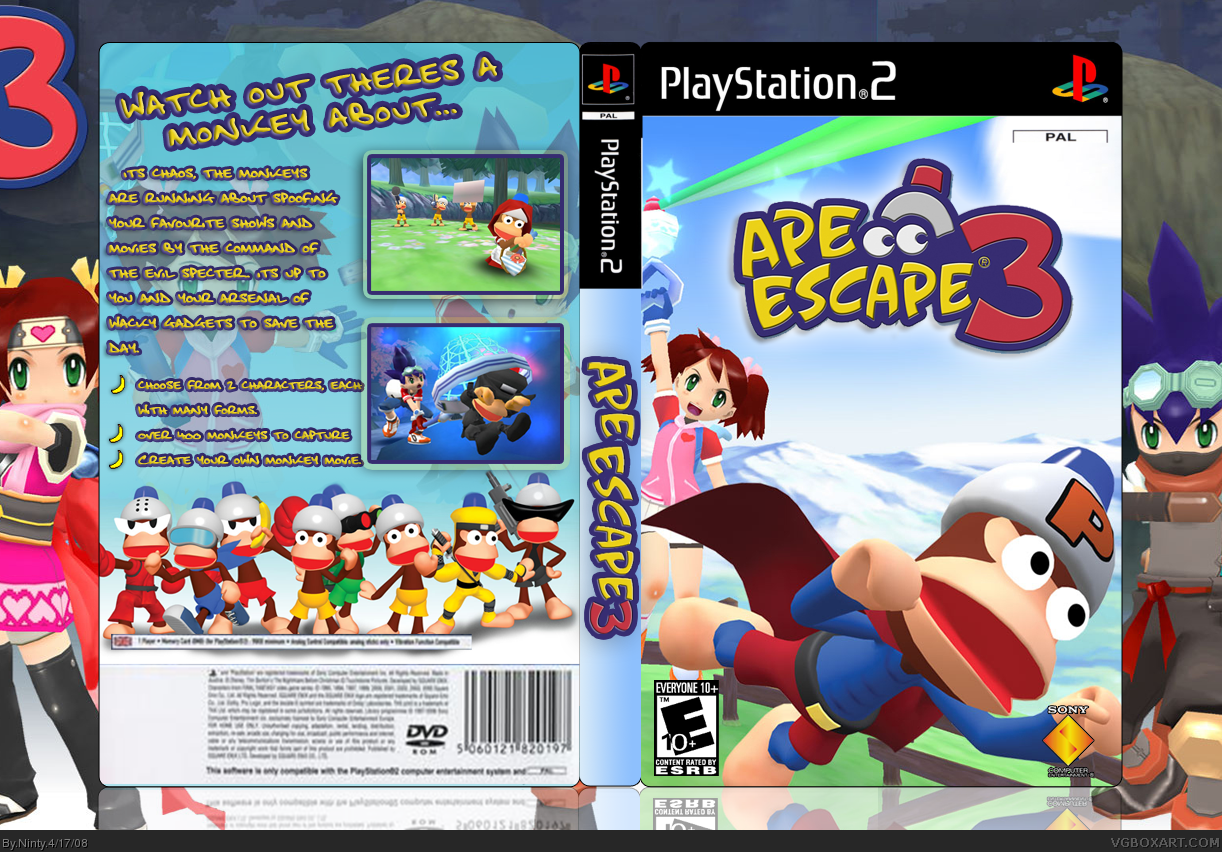 Ape Escape 3 box cover