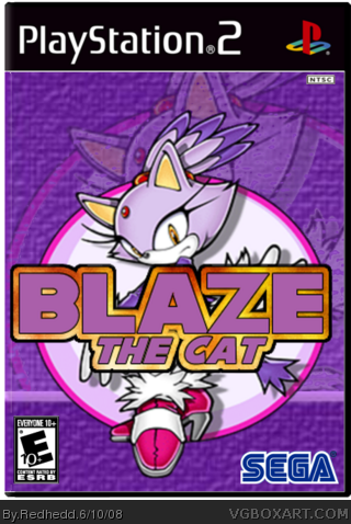 Blaze the Cat box cover