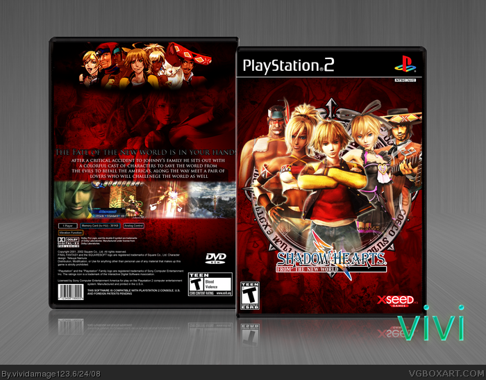 Shadow Hearts: From The New World box art cover