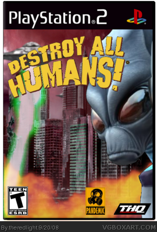 Destroy all humans! box cover