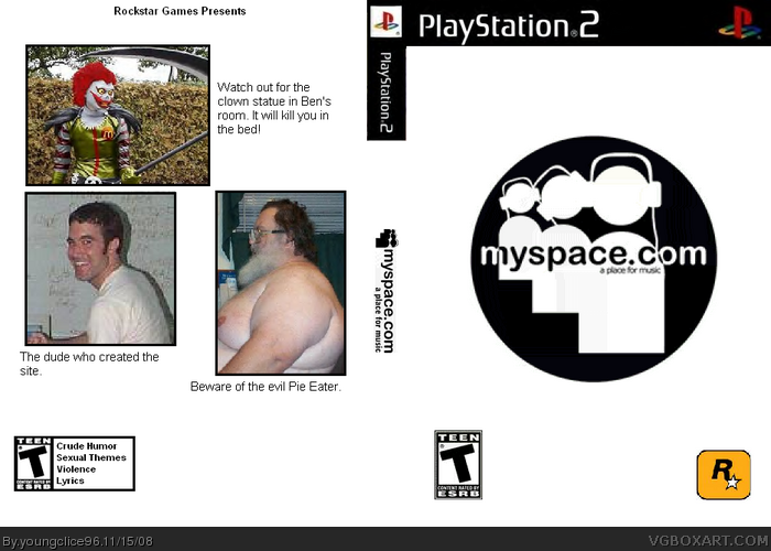 MySpace box art cover
