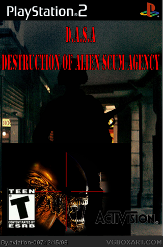 D.A.S.A: Destruction of Alien Scum Agency box cover