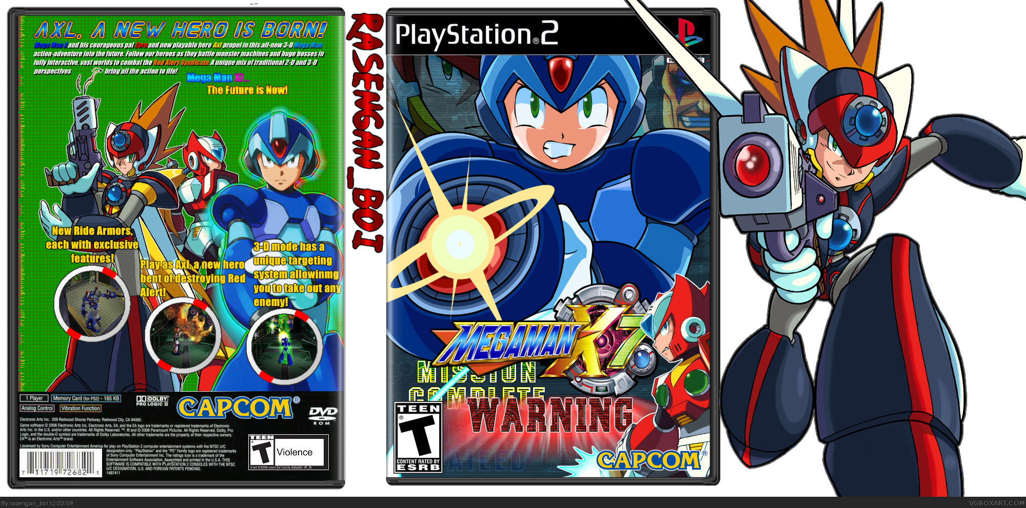 Mega Man x7 box cover