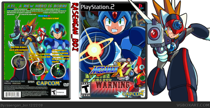 Mega Man x7 box art cover