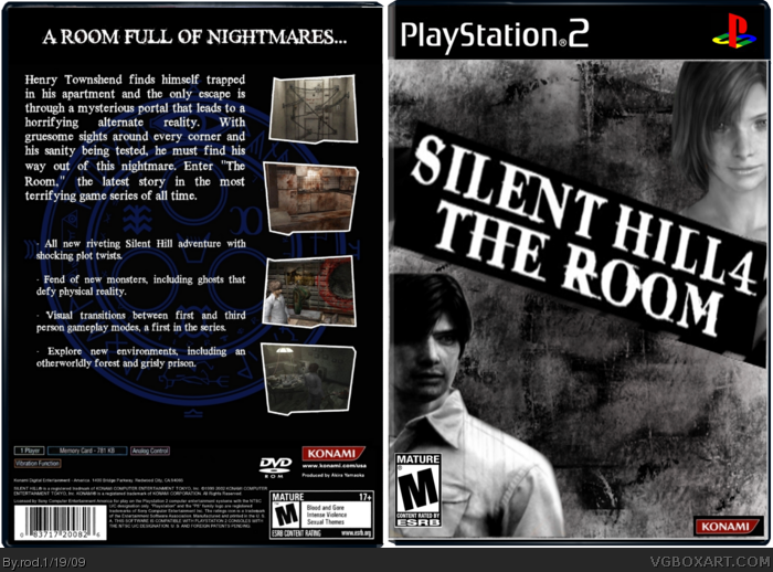 Silent Hill 4: The Room box art cover