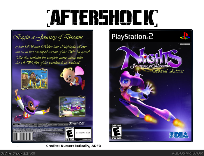 NiGHTS Journey Into Dreams (Special Edition) box art cover