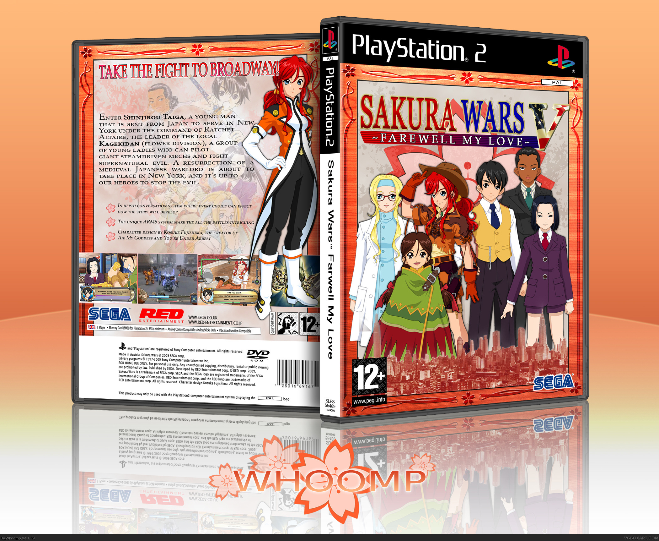 Sakura Wars: Farewell My Love box cover