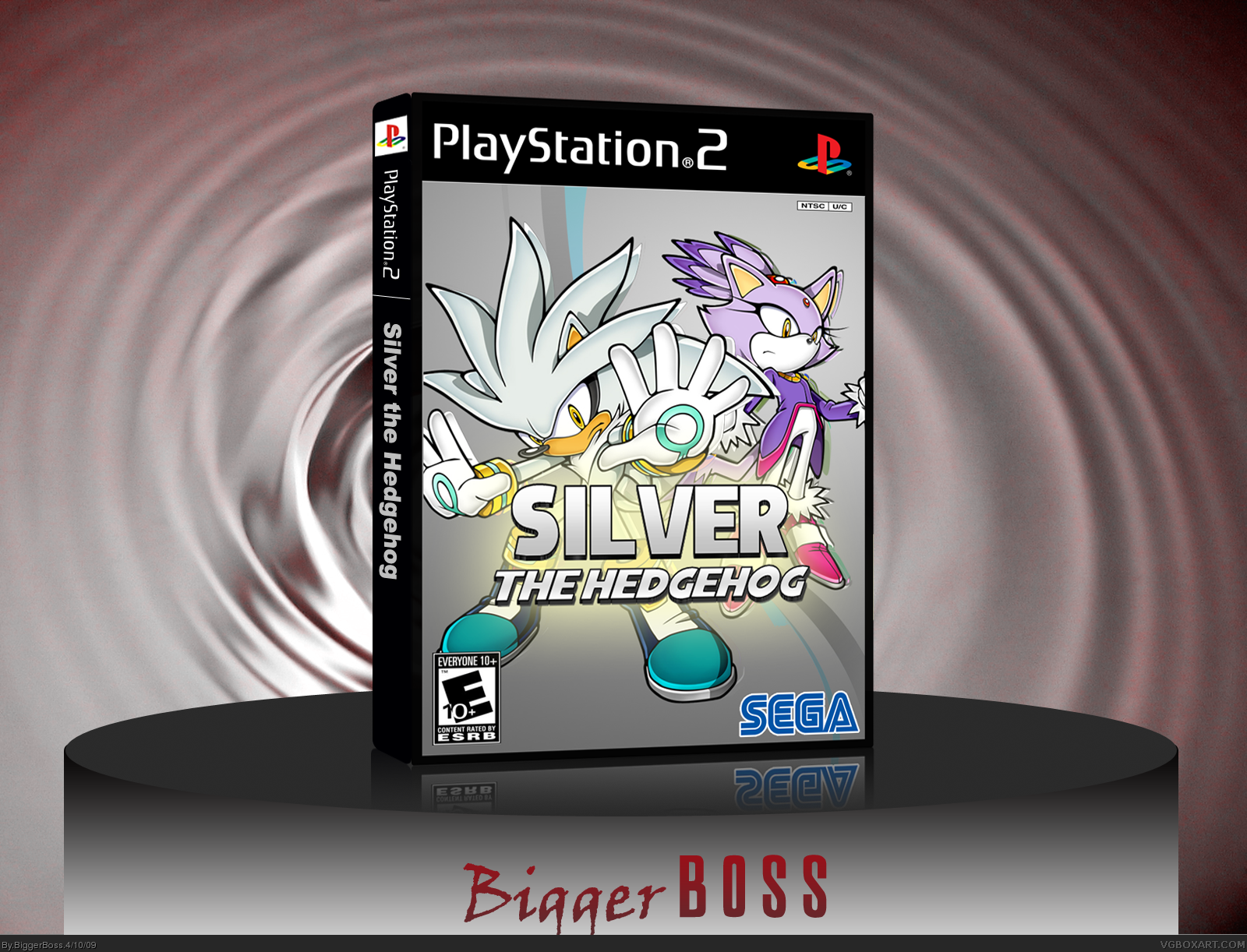 silver the hedgehog box cover