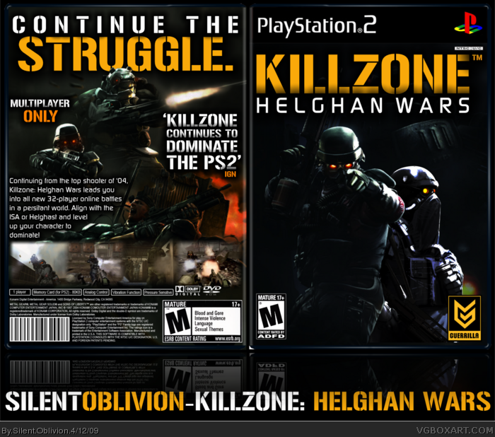 Killzone: Helghan Wars box art cover