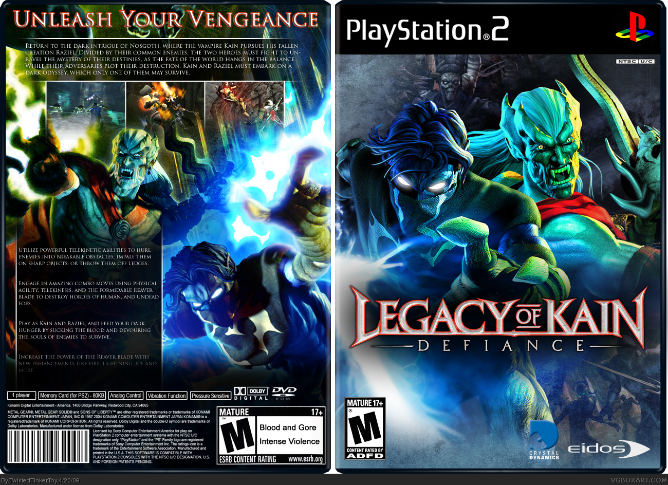 Legacy of Kain: Defiance box cover