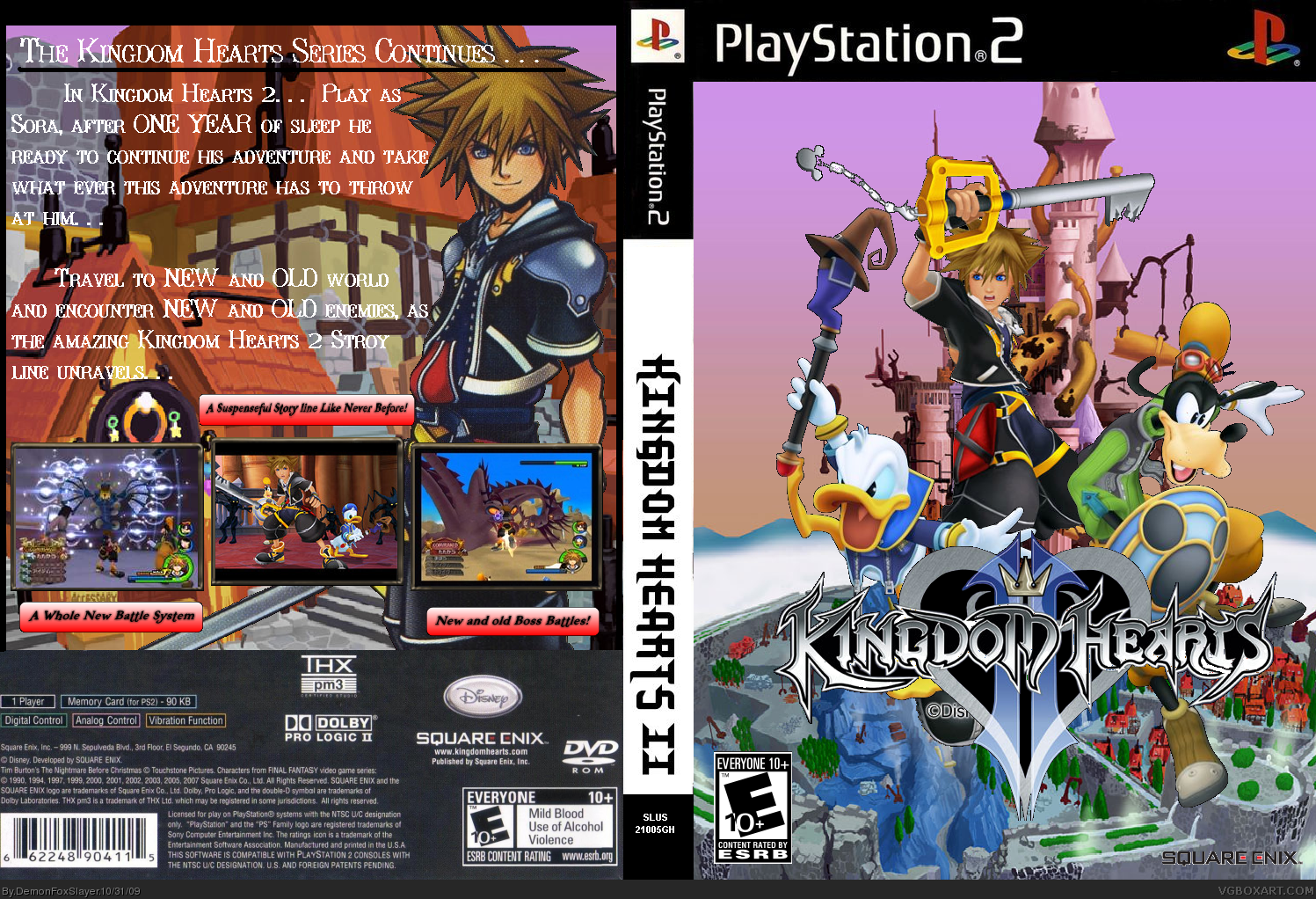 Kingdom Hearts 2 box cover