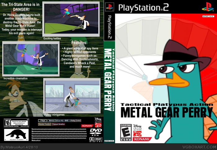 Metal Gear Perry box art cover