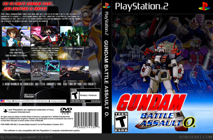 Gundam Battle Assault O. box art cover