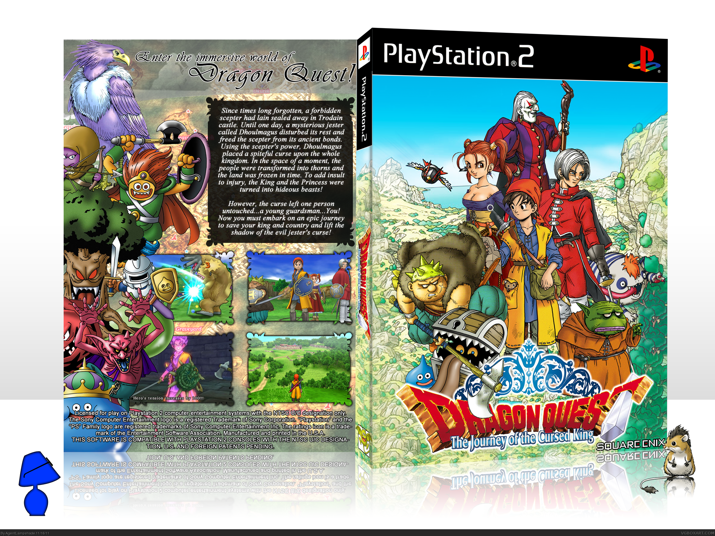 Dragon Quest VIII: Journey of the Cursed King box cover