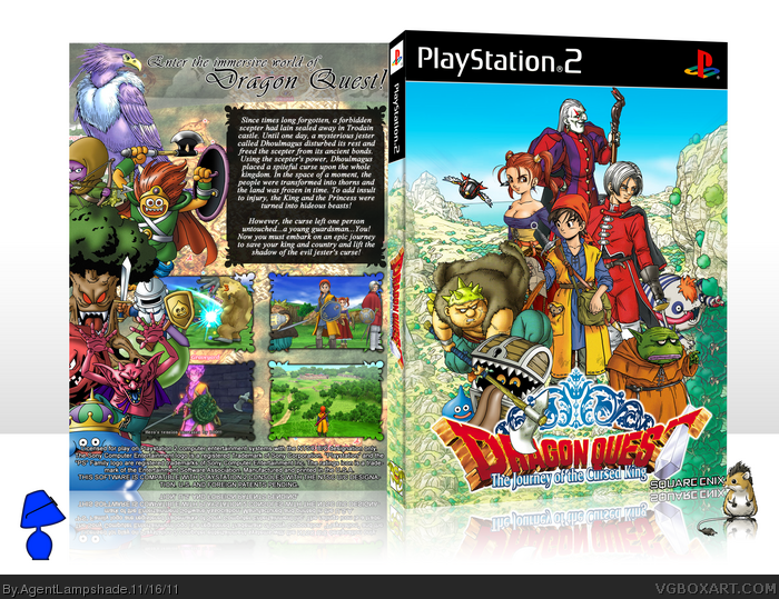Dragon Quest VIII: Journey of the Cursed King box art cover