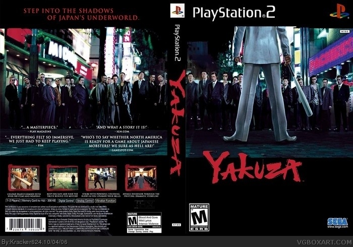 Yakuza box art cover