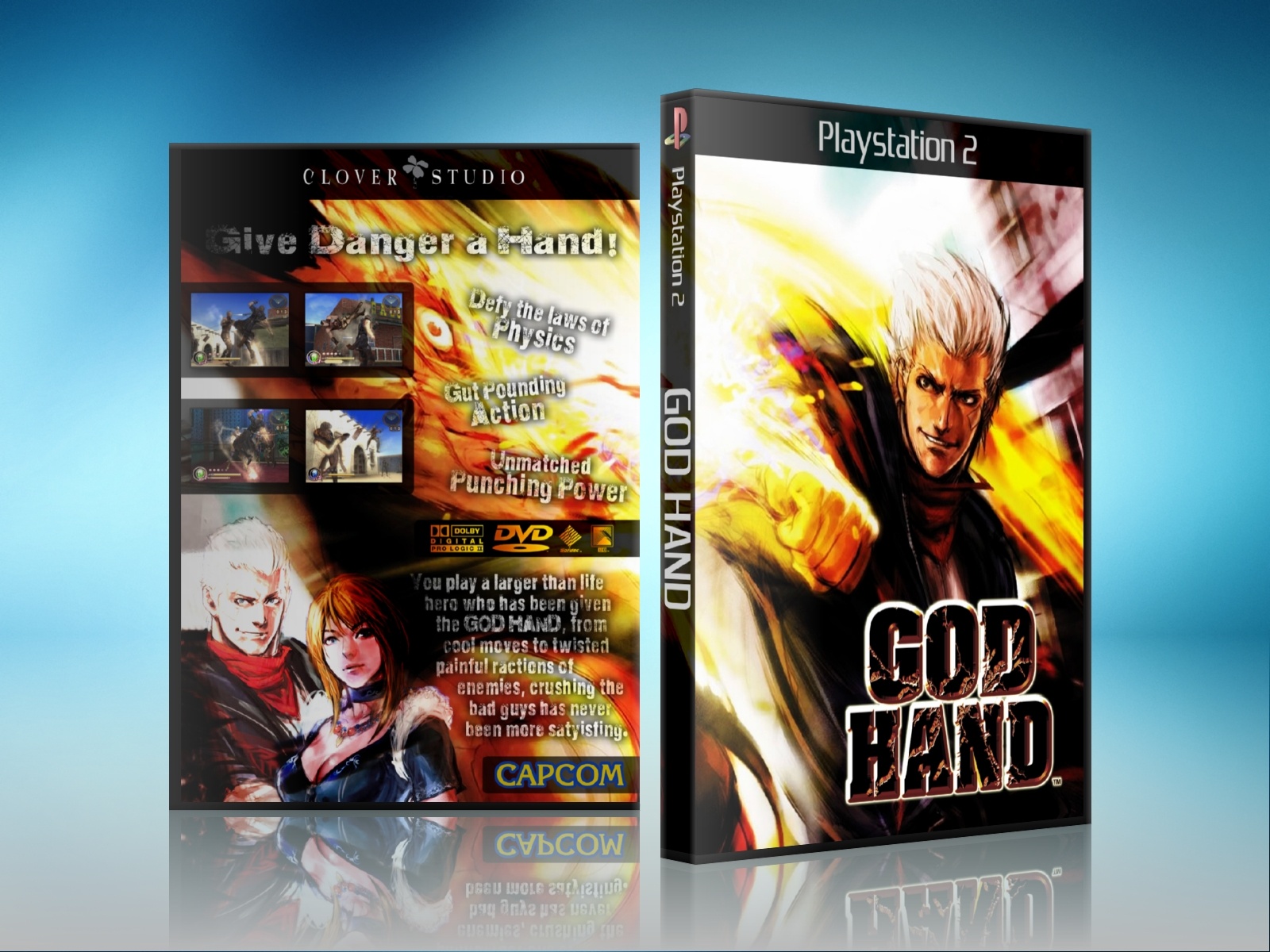 God Hand first make up box cover