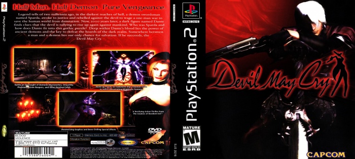 Devil May Cry PS1 Case box art cover