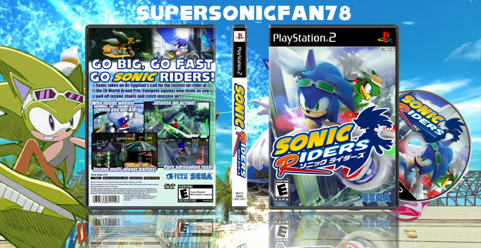Sonic Riders box art cover