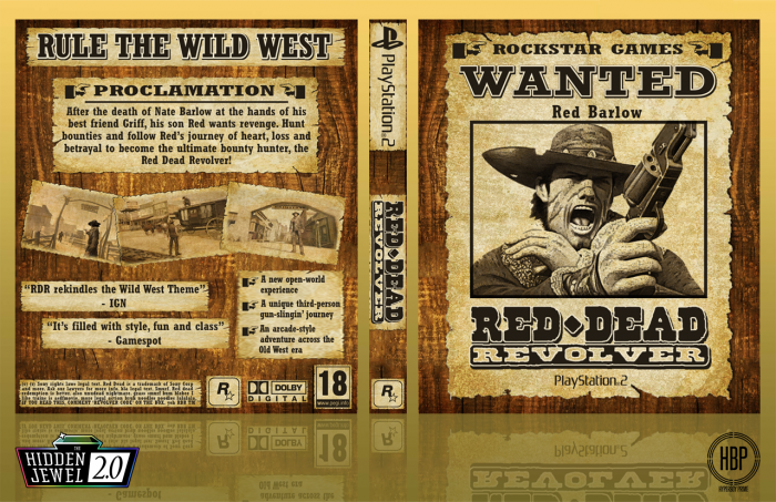 Red Dead Revolver box art cover