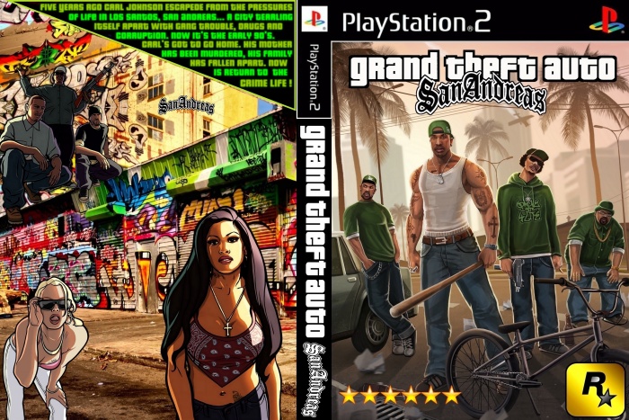 GTA San Andreas box art cover