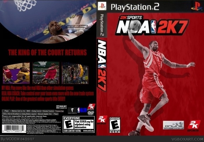 NBA 2K7 box art cover
