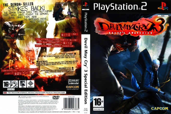 Devil May Cry 3 Special Edition box art cover