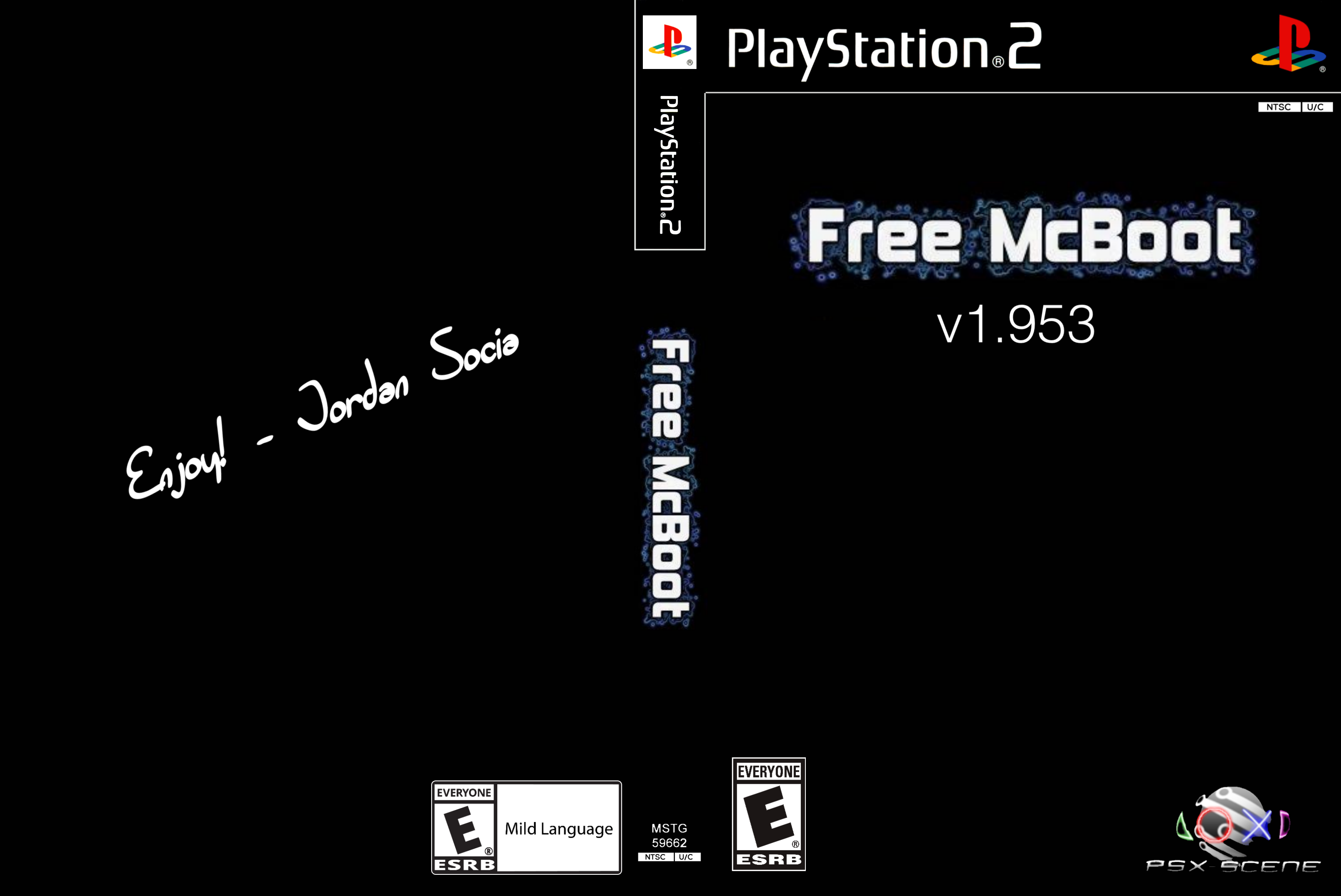 FMCB v1.953 (Free Mcboot) box cover