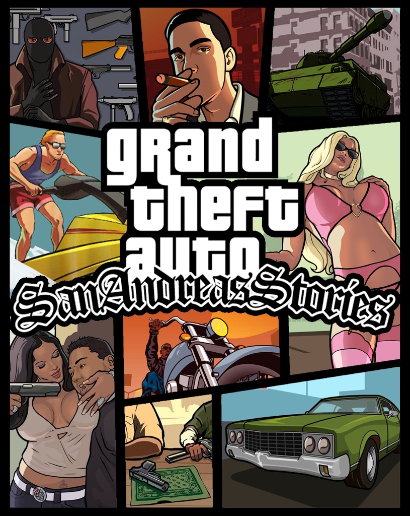 GTA San Andreas Stories box cover