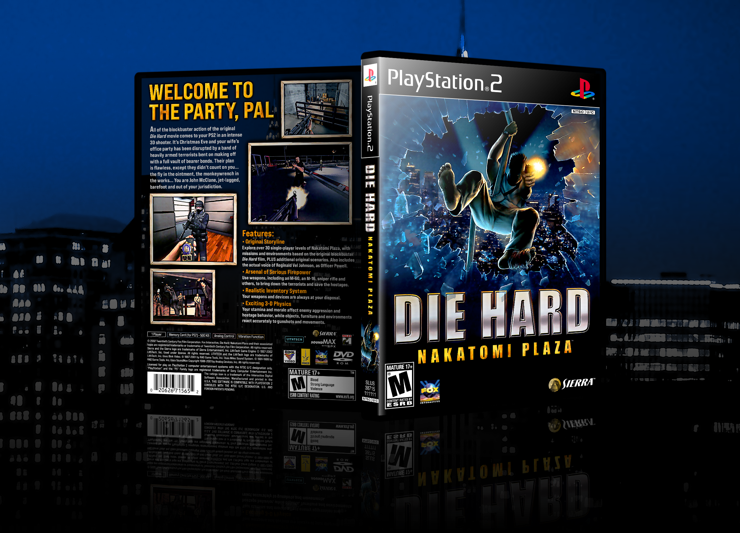 Die Hard: Nakatomi Plaza box cover