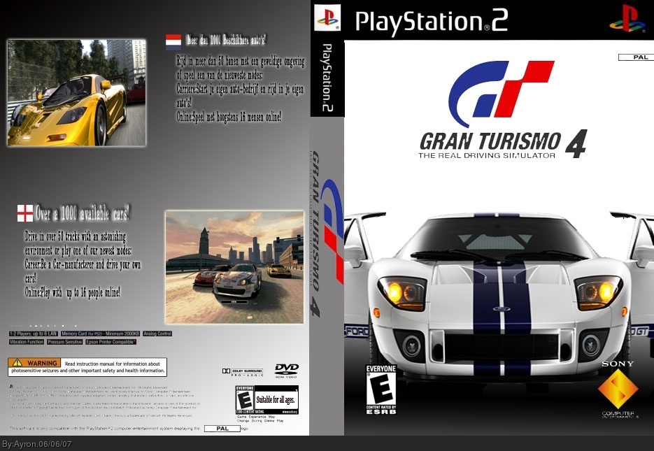 Gran Turismo 4 box cover