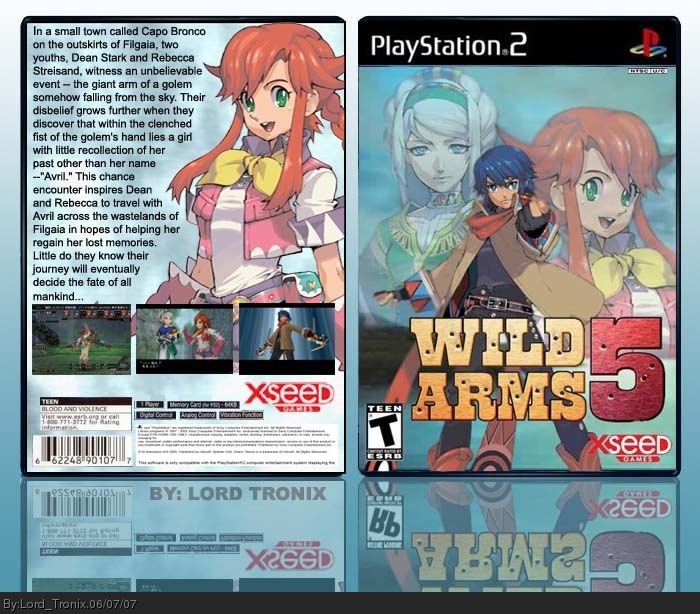 Wild Arms 5 box cover