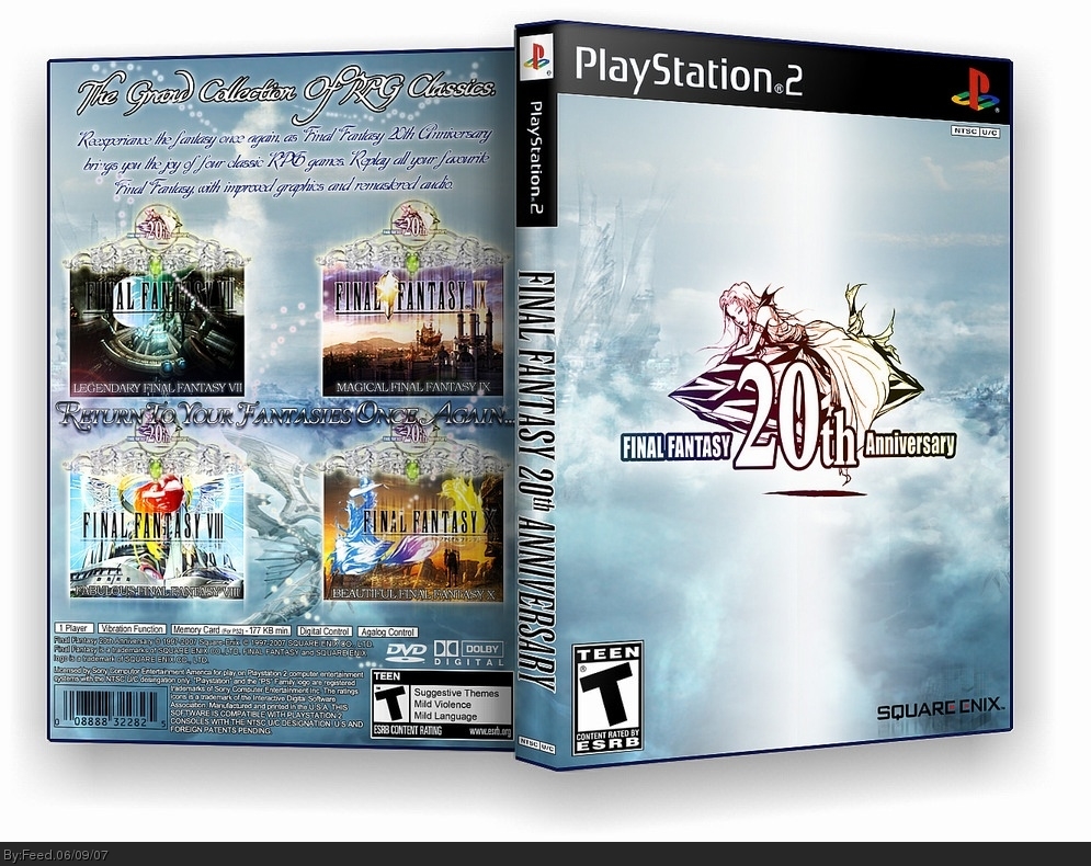 Final Fantasy 20th Anniversary Collection box cover