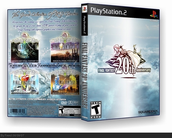 Final Fantasy 20th Anniversary Collection box art cover