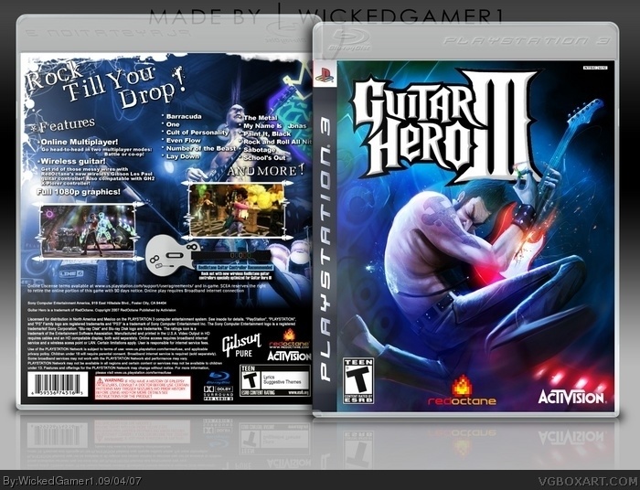 Guitar Hero III box art cover