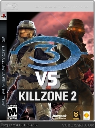 Halo Vs Killzone box art cover