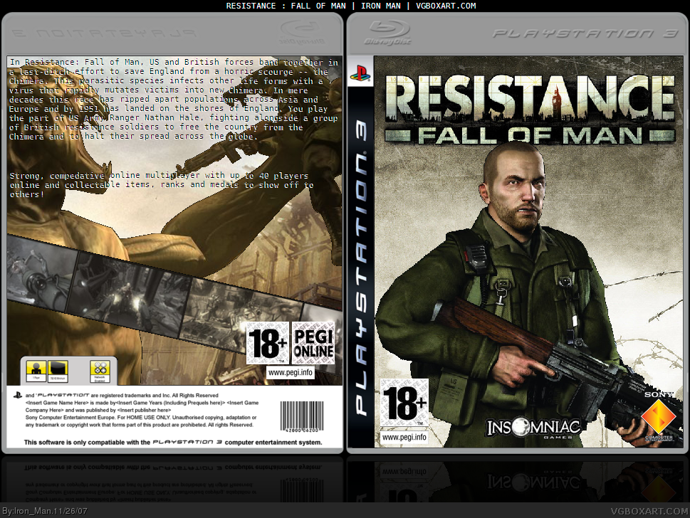 Resistance: Fall of Man box cover
