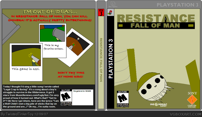 Resistance: Fall of Man - Paint box art cover