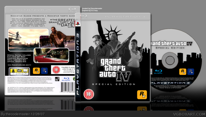 Grand Theft Auto IV: Special Edition box art cover