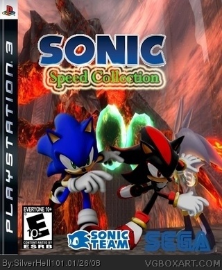 Sonic the Hedgehog Colecters Edition box cover